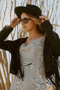 Roaming Travelers Jackets Western Fringe Jacket