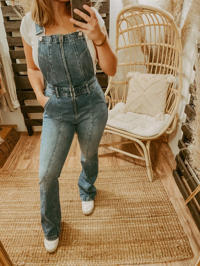 Camilla Slim Flare Overalls - Roaming Travelers Joshua Tree, California