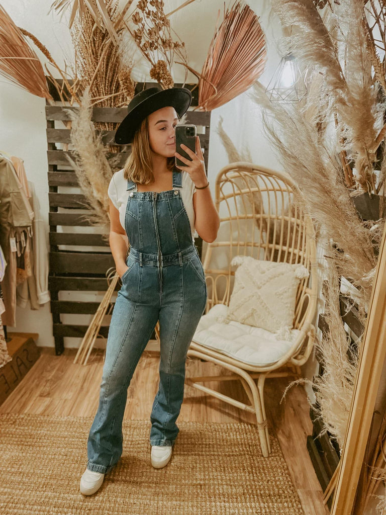 Camilla Slim Flare Overalls - Roaming Travelers Joshua Tree, California