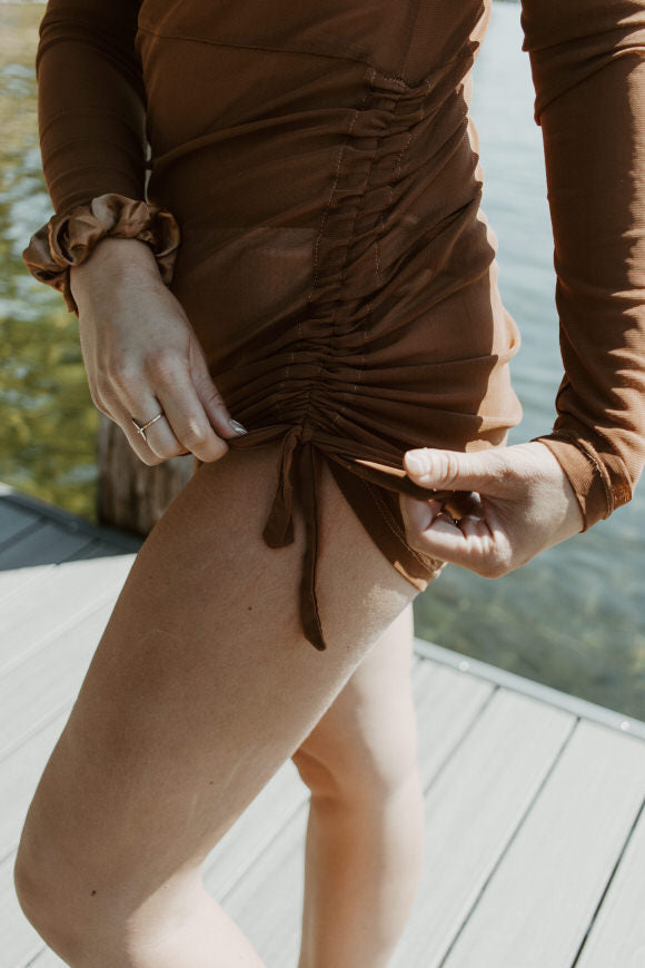 Long Sleeve Mesh Cover-Up - Roaming Travelers x [product-vendor]