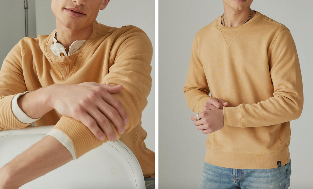 Sueded Terry Crew Neck - Roaming Travelers Joshua Tree, California