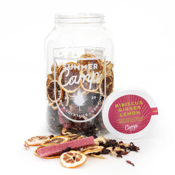 Craft Summer Camp Cocktail // Hibiscus Ginger Lemon - Roaming Travelers x [product-vendor]