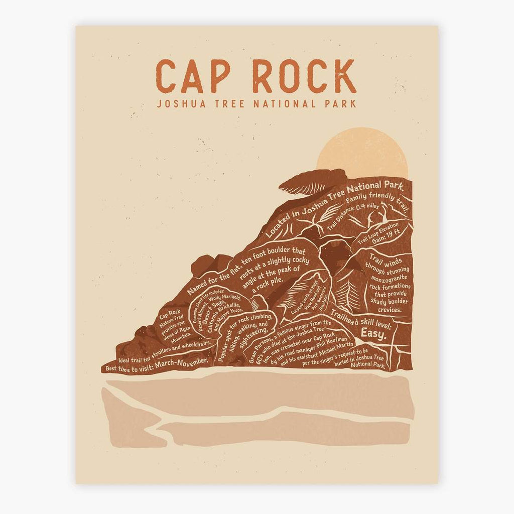 Cap Rock Art Print - Roaming Travelers x [product-vendor]