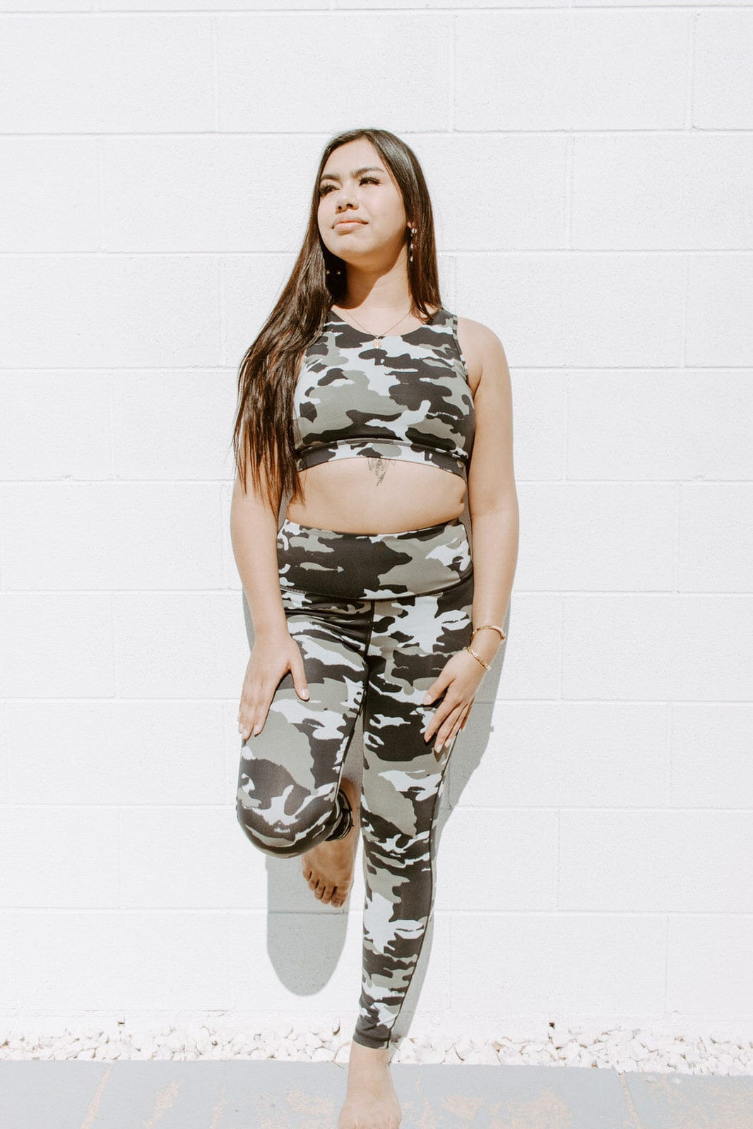 Faire Wholesale Bras Jungle Camo Sports Bra