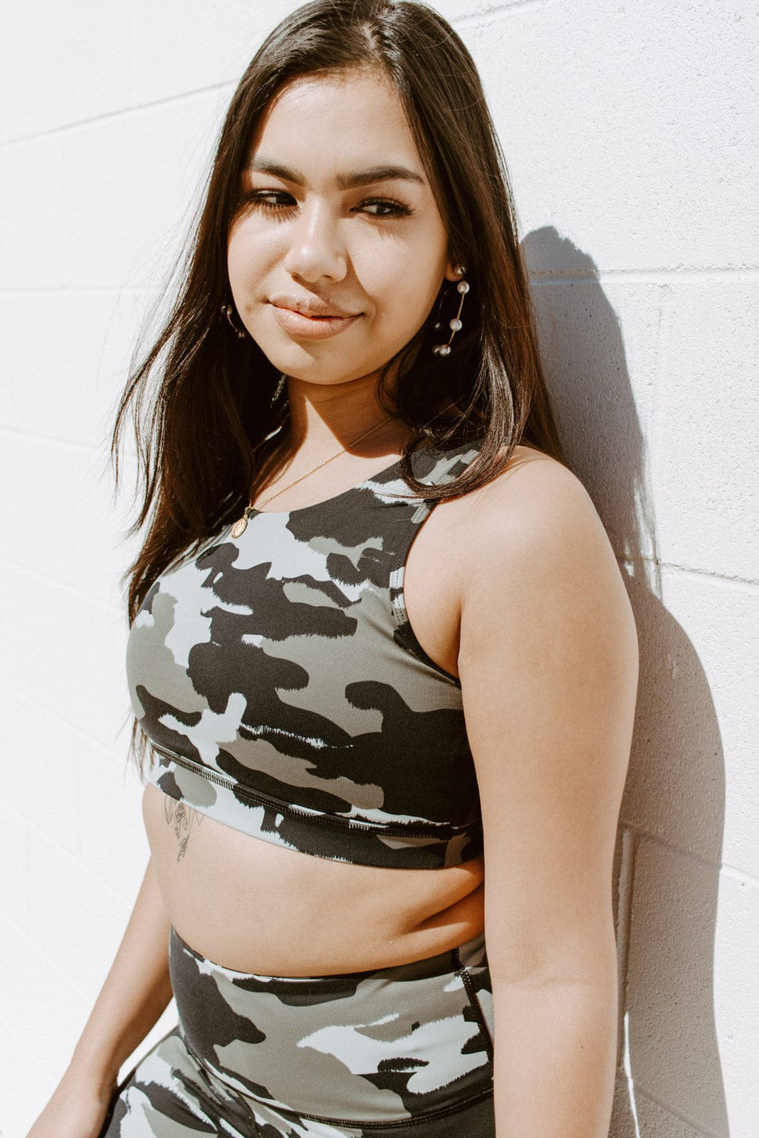 Faire Wholesale Bras Jungle Camo Sports Bra