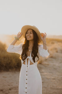 Free People Dresses White / XS String Of Hearts Maxi Dress