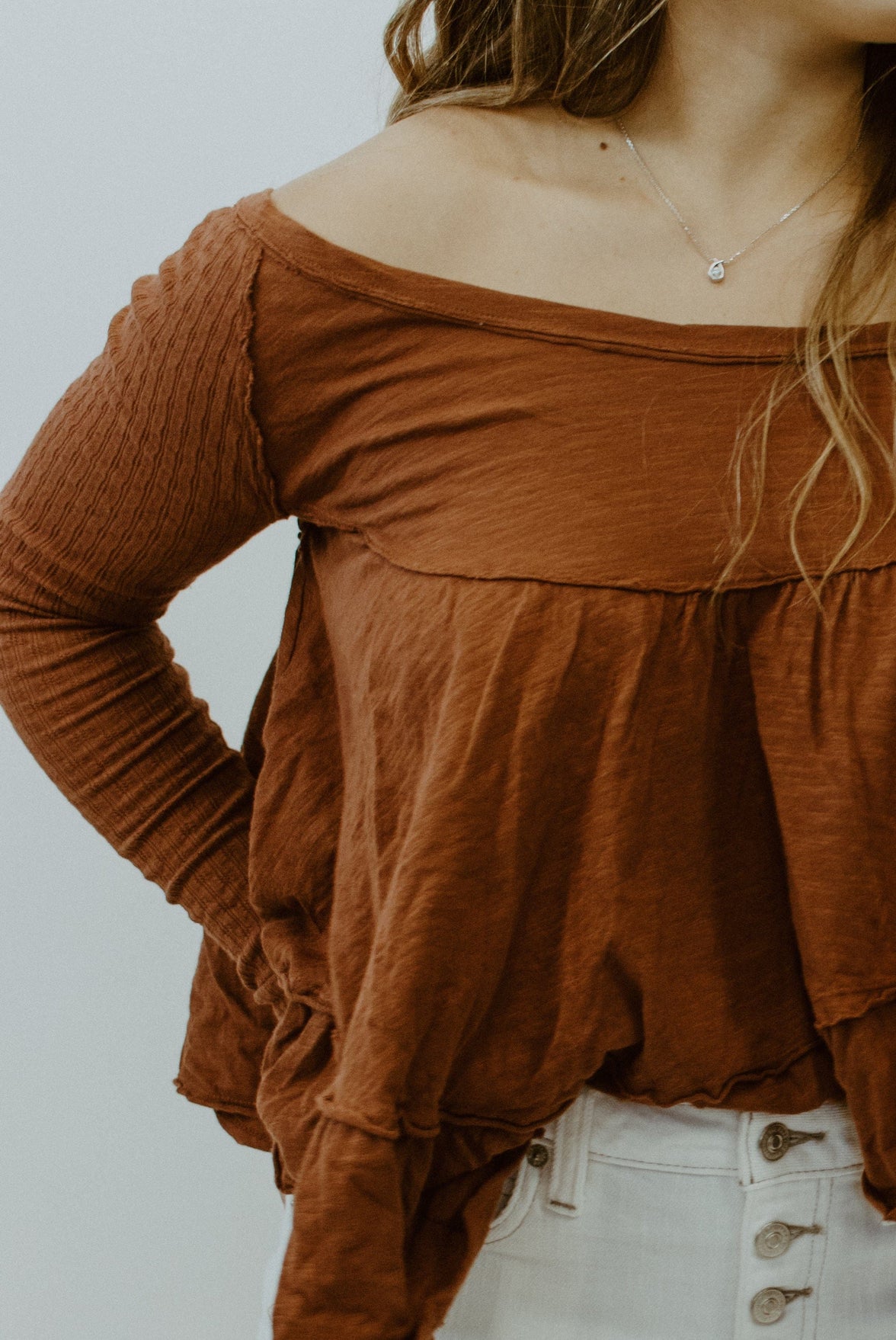 Free People Shirts & Tops Ginger Snap / XL Sundae Tee