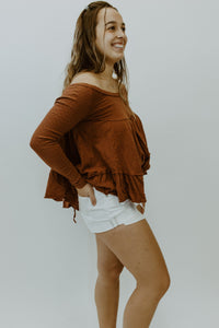 Free People Shirts & Tops Ginger Snap / XS Sundae Tee