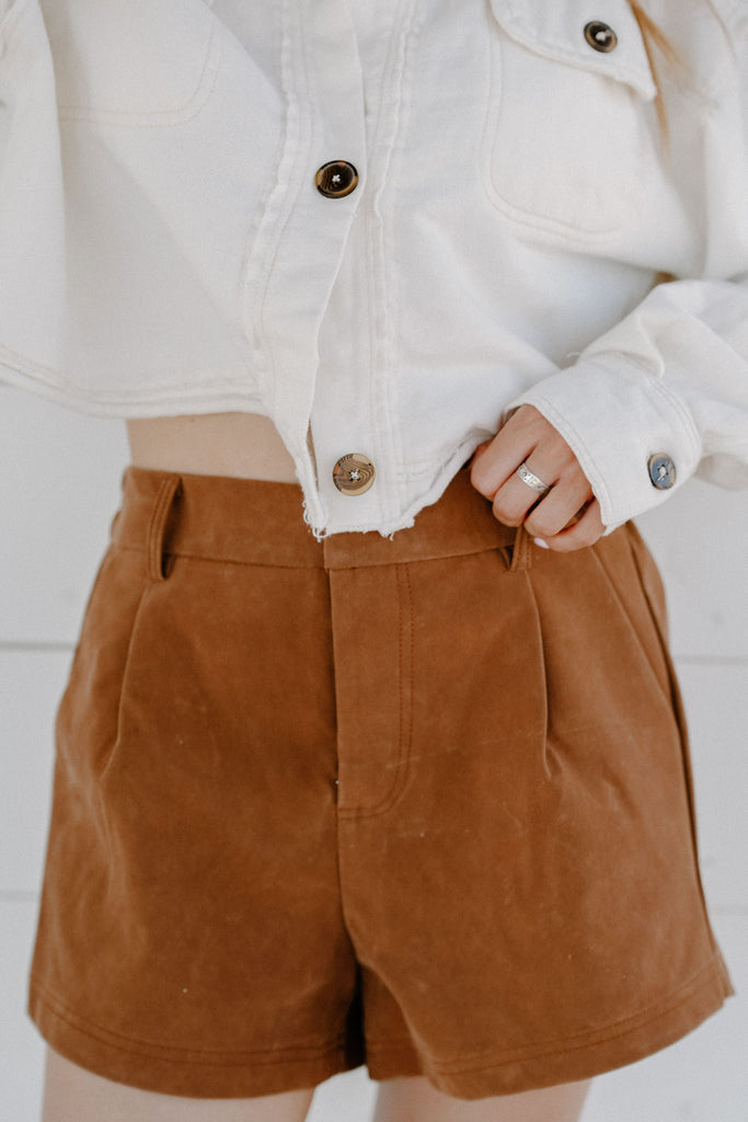 Roma Vegan Suede Shorts - Roaming Travelers Joshua Tree, California