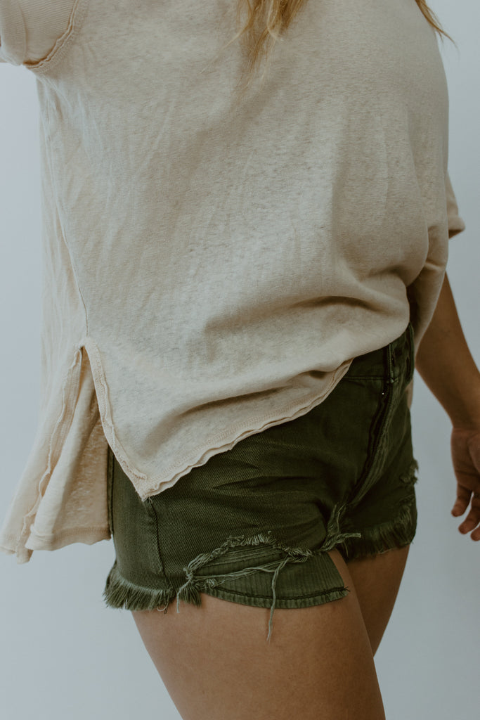 Good Vibrations Cut Off Shorts - Roaming Travelers x [product-vendor]