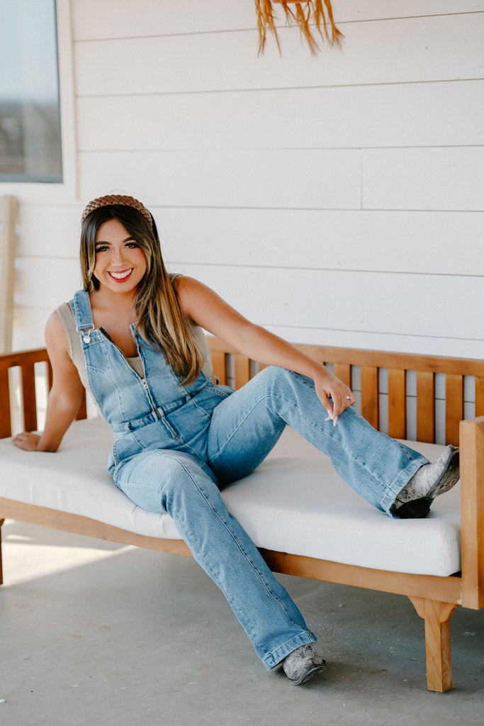 Camilla Slim Flare Overalls - Roaming Travelers Joshua Tree, California