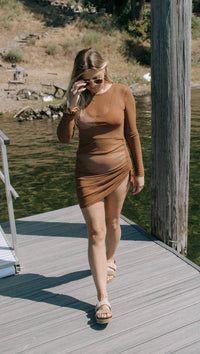 Roaming Travelers Swimwear Long Sleeve Mesh Cover-Up